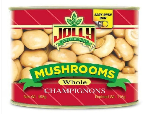 G - Jolly Whole Mushrooms Easy Open Can 198g