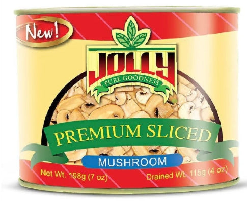 G - Jolly Premium Sliced Mushrooms 198g
