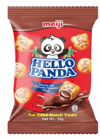 G - Meiji Hello Panda Chocolate Biscuits Pouch 32g