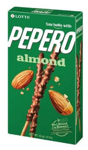 G - Lotte Pepero Almond Chocolate Biscuit Sticks 32g