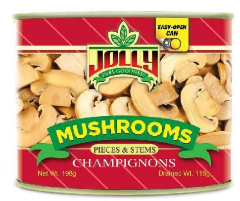 G - Jolly Mushrooms Pieces & Stems Easy Open Can 198g