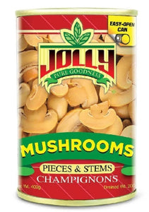 G - Jolly Mushrooms Pieces & Stems Easy Open Can 400g