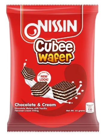G - Nissin Cubee Wafer Choco & Cream Flavor 25g