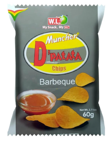 G - Muncher D Patata Chips Barbeque 60g