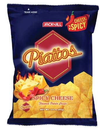 G - Piattos Potato Crisps Spicy Cheese 85g