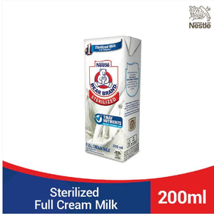 G - Bear Brand Sterilized Full Cream Milk UHT 200ml