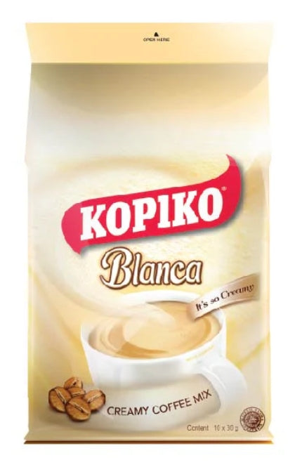 G - Kopiko Blanca Creamy Coffee Mix Pouch 10x30g