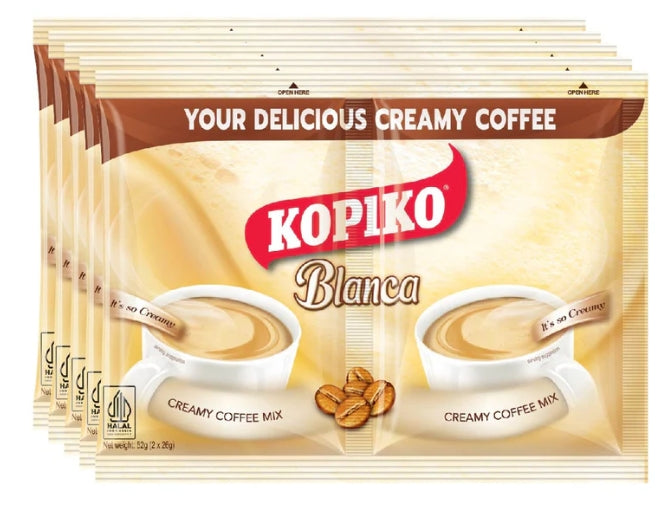 G - Kopiko Blanca Creamy Coffee Mix Twin Pack 5x52g – Fresh and Green