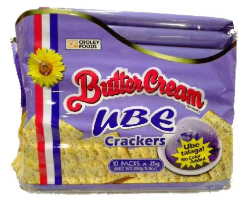 G - Sunflower ButterCream Ube Crackers 10x25g