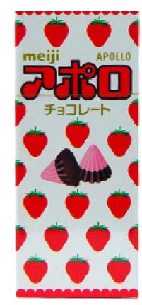 G - Meiji Apollo Chocolate Strawberry 46g