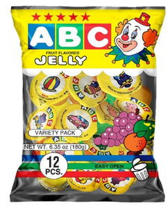 G - ABC Fruit Flavored Jelly Variety Pack 12s