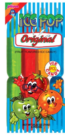 G - Jelliyum Ice Pop Original Fruit Flavored Ice Candy 715g 8s