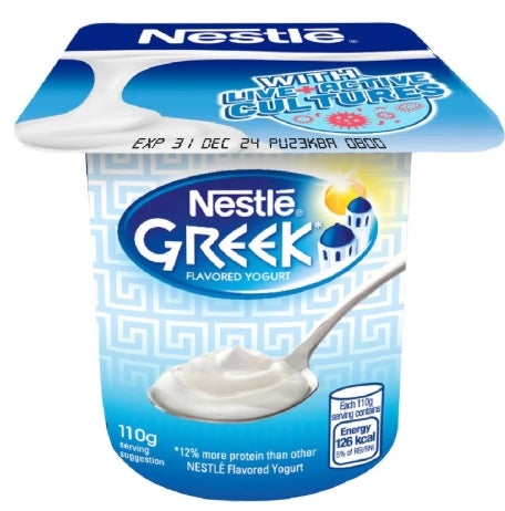 G - Nestle Yogurt Greek Plain 110g