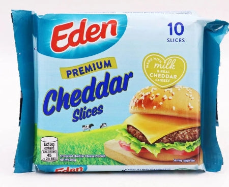 G - Eden Premium Cheddar Slices 10s 200g
