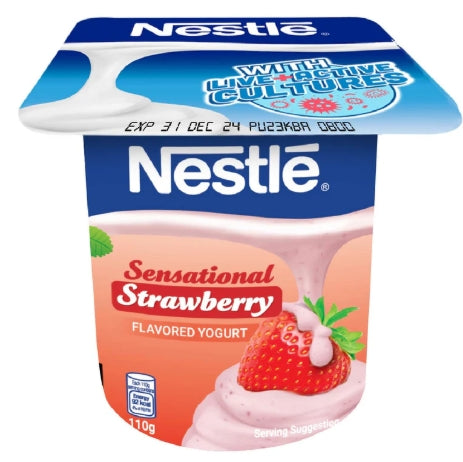 G - Nestle Yogurt Sensational Strawberry 110g