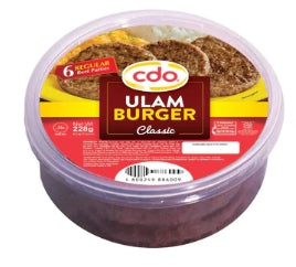 G - CDO Ulam Burger Classic Hamburger Patties 228g