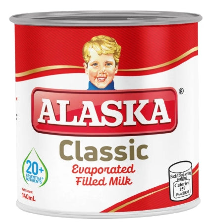 G - Alaska Classic Evaporated Filled Milk 140ml