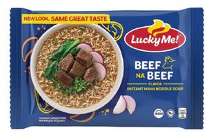G - Lucky Me Instant Mami Noodle Soup Beef na Beef 55g