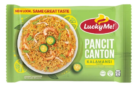 G - Lucky Me Instant Stir Fried Noodles Pancit Canton Kalamansi 80g