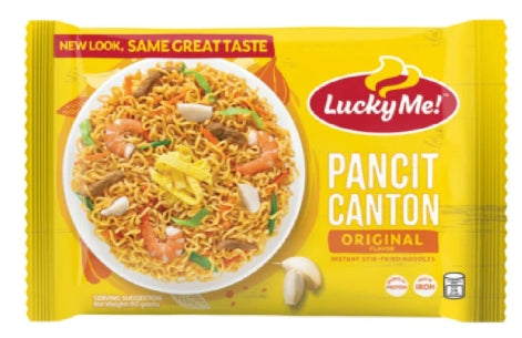 G - Lucky Me Instant Stir Fried Noodles Pancit Canton Original 80g