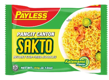 G Payless Pancit Canton Instant Noodles Sakto Kalamansi 60g