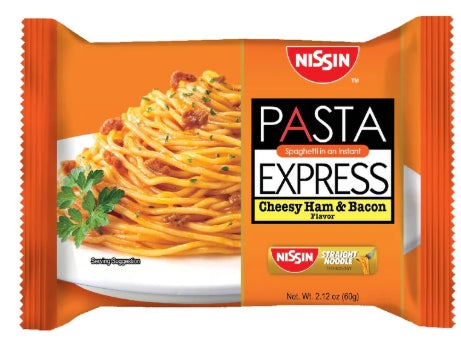 G - Nissin Pasta Express Cheesy Ham & Bacon 60g