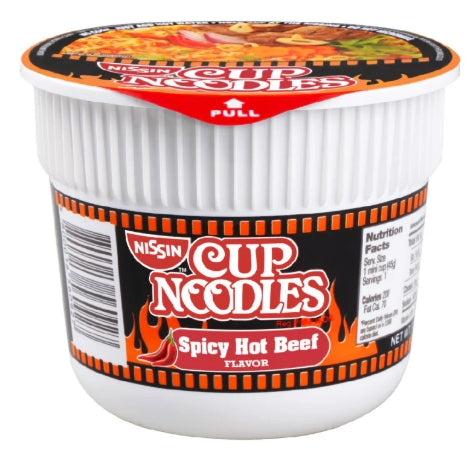 G - Nissin Mini Cup Noodles Spicy Hot Beef Mami 45g