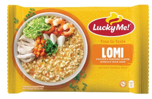 G - Lucky Me Instant Noodle Soup Lomi Chicken & Seafood 65g