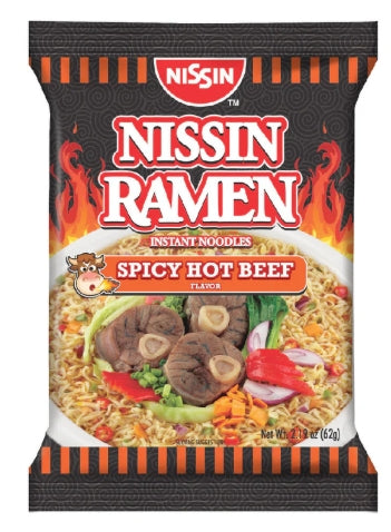 G - Nissin Ramen Instant Noodles Spicy Hot Beef Mami 62g