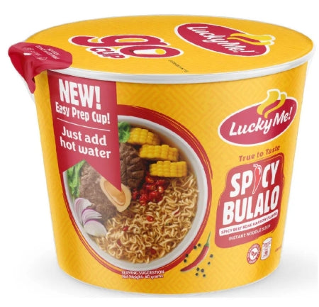 G - Lucky Me Instant Noodle Soup Spicy Bulalo Mami Go Cup 40g