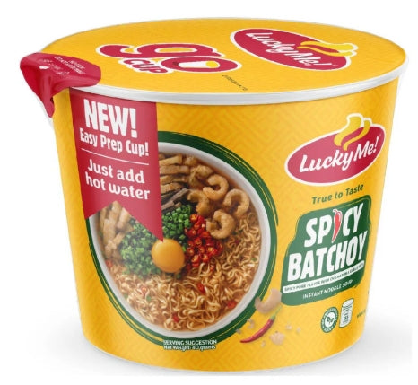 G - Lucky Me Instant Noodle Soup Spicy La Paz Batchoy Mami Go Cup 40g