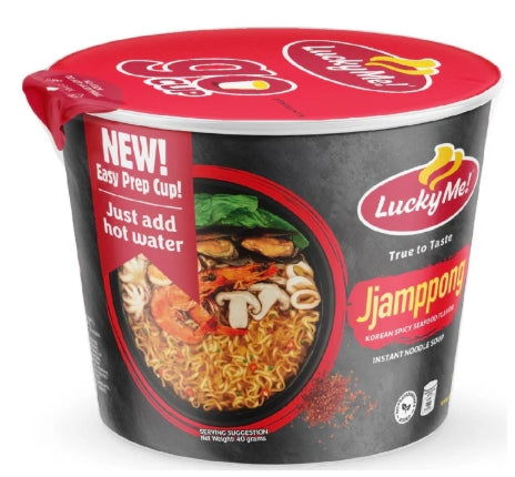 G - Lucky Me Instant Noodle Soup Jjamppong Korean Go Cup 40g