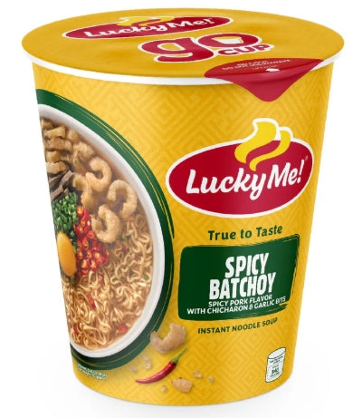 G - Lucky Me Instant Noodle Soup Spicy La Paz Batchoy Mami Go Cup 70g