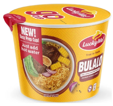 G - Lucky Me Instant Noodle Soup Bulalo Mami Go Cup 40g