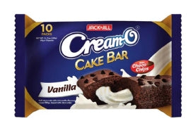 G - Jack n Jill Cream-O Cake Bar Vanilla with Choco Chips 10x40g