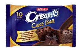 G - Jack n Jill Cream-O Cake Bar Chocolate 10x40g