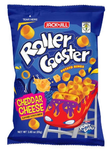G - J&J Roller Coaster Potato Rings Cheddar Cheese 85g
