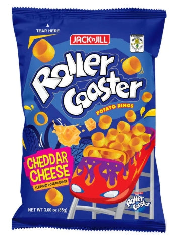 G - J&J Roller Coaster Potato Rings Cheddar Cheese 85g