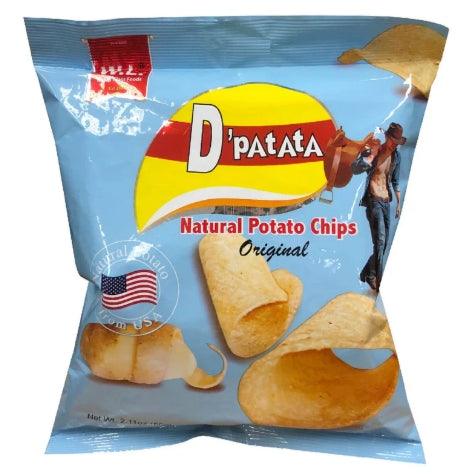 G - D Patata Natural Potato Chips Original 60g