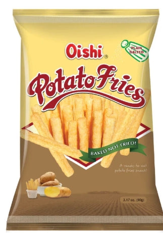 G - Oishi Potato Fries Plain Salted 90g