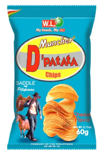 G - Muncher D Patata Chips Cheese 60g
