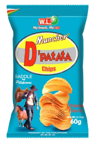 G - Muncher D Patata Chips Cheese 60g