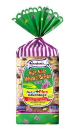 G - Gardenia High Fiber Wheat Raisin Loaf 400g