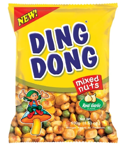 G - Ding-Dong Mixed Nuts Real Garlic 100g