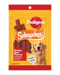 G - Pedigree Schmackos Smoky Beef Flavour Dog Snacks 70g