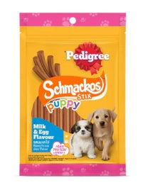 G - Pedigree Schmackos Stix Puppy Milk & Egg Flavour Dog Treats 70g