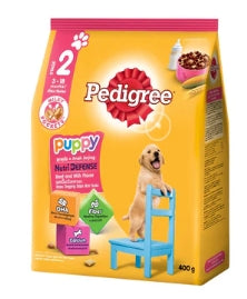 G - Pedigree Puppy Beef & Milk Dog Food 400g