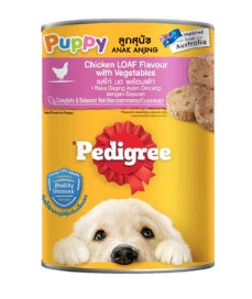 G - Pedigree Chicken Loaf Flavour with Vegetables Puppy Dog Food 400g
