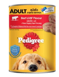 G - Pedigree Beef Loaf Flavour Adult Dog Food 400g