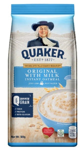 G - Quaker Instant Oatmeal Original with Milk 500g
